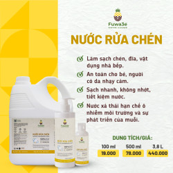Rửa chén Fuwa3e 3,8L